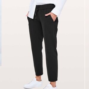 Lululemon 7/8 Black Pull On Travel Pants